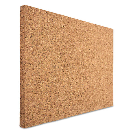 iDesign Frameless Cork Bulletin Board, 24 x 38, Tan Surface