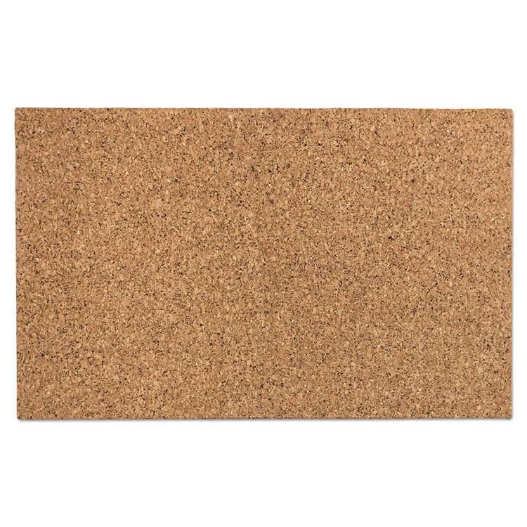 iDesign Frameless Cork Bulletin Board, 24 x 38, Tan Surface