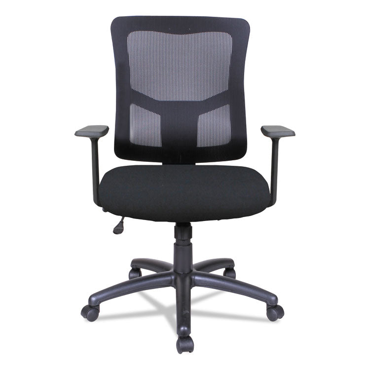 Alera Elusion II Series Mesh Mid-Back Swivel/Tilt Chair, Supports Up to 275 lb, 18.11" to 21.77" Seat Height, Black