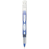 Finito! Porous Point Pen, Stick, Extra-Fine 0.4 mm, Blue Ink, Blue/Silver/Clear Barrel