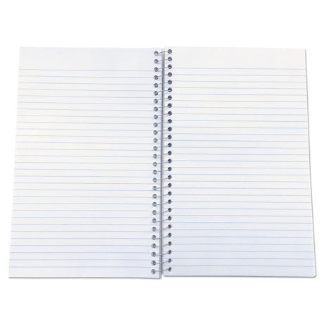 Wirebound Notebook, 3-Subject, Medium/College Rule, Black Cover, (120) 9.5 x 6 Sheets