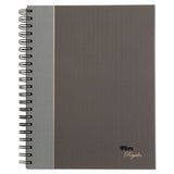 Royale Wirebound Business Notebooks, 1-Subject, Medium/College Rule, Black/Gray Cover, (96) 8.25 x 5.88 Sheets