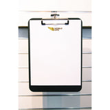 Unbreakable Recycled Clipboard, 0.5" Clip Capacity, Holds 8.5 x 11 Sheets, Black