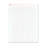 Data Pad with Plain Column Headings, Data/Lab-Record Format, 13 Columns, 8.5 x 11, White, 50 Sheets