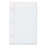 Filler Paper, 3-Hole, 5.5 x 8.5, Medium/College Rule, 100/Pack
