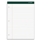 Double Docket Ruled Pads, Wide/Legal Rule, 100 White 8.5 x 11.75 Sheets, 6/Pack