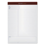Docket Gold Planning Pads, Project-Management Format, Quadrille Rule (4 sq/in), 40 White 8.5 x 11.75 Sheets, 4/Pack
