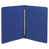 PRESSTEX Report Cover with Tyvek Reinforced Hinge, Side Bound, Two-Piece Prong Fastener, 3" Capacity, 8.5 x 11, Dark Blue