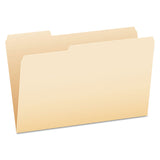 Manila File Folders, 1/3-Cut Tabs: Assorted, Legal Size, 0.75" Expansion, Manila, 100/Box