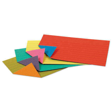 Extreme Index Cards, Ruled, 3 x 5, Assorted, 100/Pack