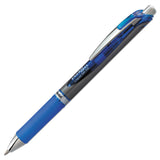 EnerGel RTX Gel Pen, Retractable, Bold 1 mm, Blue Ink, Blue/Gray Barrel