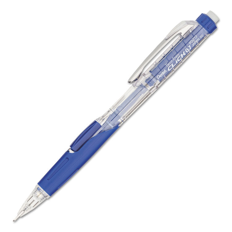 Twist-Erase CLICK Mechanical Pencil, 0.7 mm, HB (#2), Black Lead, Blue Barrel