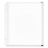 Expanding Zipper Binder Pockets, 8.5 x 11, Clear, 3/Pack