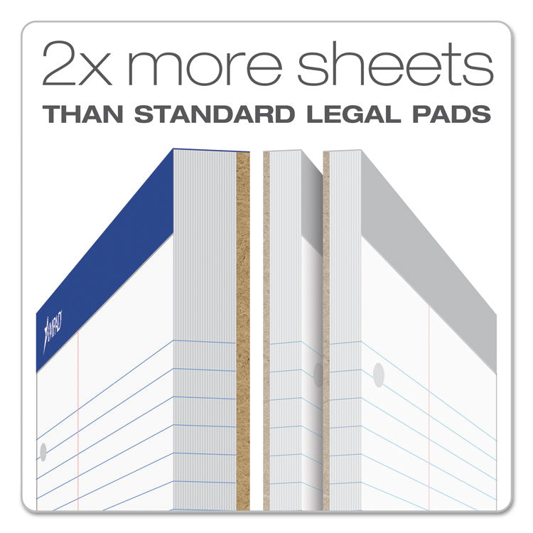 Double Sheet Pads, Pitman Rule Variation (Offset Dividing Line - 3" Left), 100 White 8.5 x 11.75 Sheets