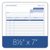 Triplicate Snap-Off Shipper/Packing List, Three-Part Carbonless, 8.5 x 7, 50 Forms Total