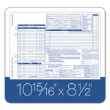 Auto Repair Four-Part Order Form, Four-Part Carbonless, 11 x 8.5, 50 Forms Total