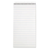 Reporters Notepad, Wide/Legal Rule, White Cover, 70 White 4 x 8 Sheets, 12/Pack