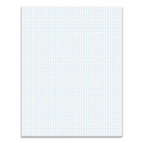 Quadrille Pads, Quadrille Rule (5 sq/in), 50 White 8.5 x 11 Sheets