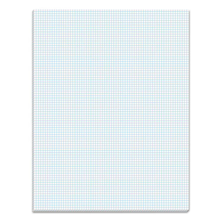 Quadrille Pads, Quadrille Rule (8 sq/in), 50 White 8.5 x 11 Sheets