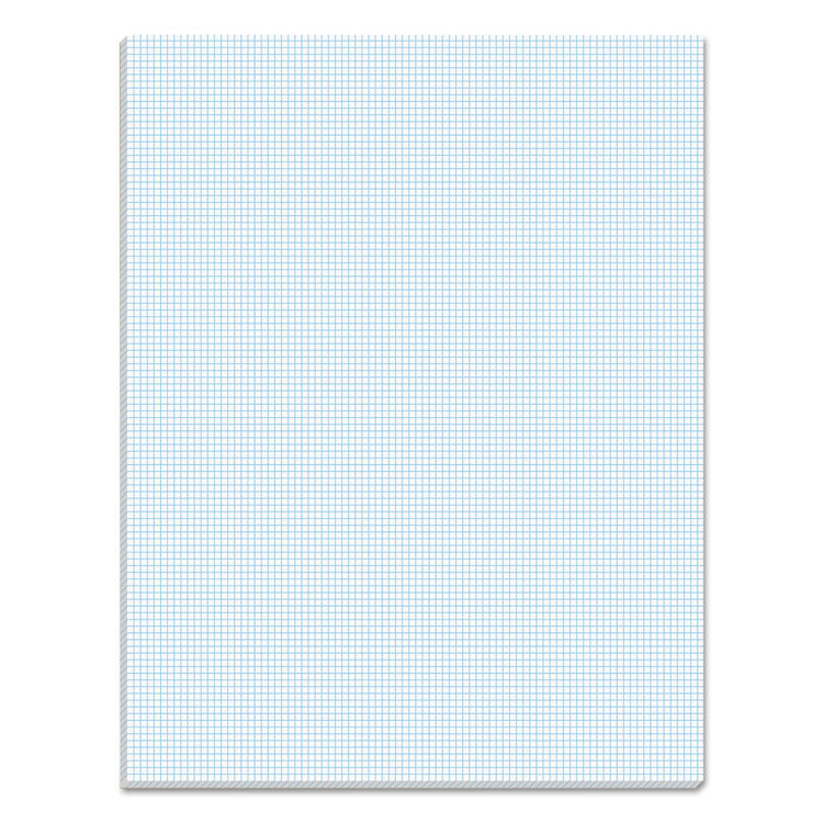 Quadrille Pads, Quadrille Rule (10 sq/in), 50 White 8.5 x 11 Sheets