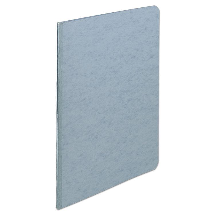 PRESSTEX Report Cover with Tyvek Reinforced Hinge, Top Bound, Two-Piece Prong Fastener, 2" Capacity, 8.5 x 11, Light Blue