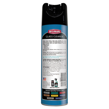 Foaming Glass Cleaner, 19 oz Aerosol Spray Can