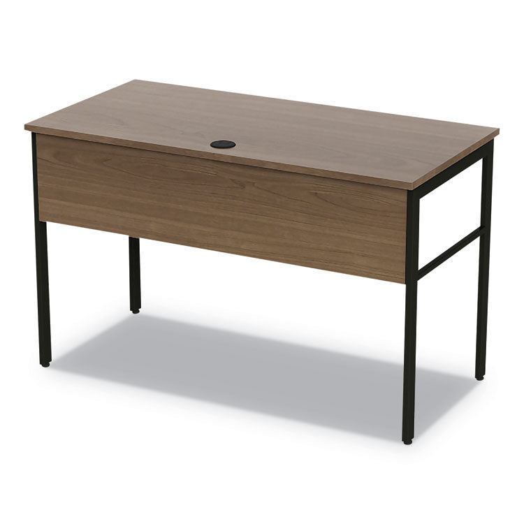 Urban Series Desk Workstation, 47.25  x 23.75  x 29.5 , Natural Walnut