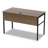 Urban Series Desk Workstation, 47.25  x 23.75  x 29.5 , Natural Walnut