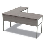 Urban Series L- Shaped Desk, 59  x 59  x 29.5 , Ash