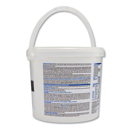 VersaSure Cleaner Disinfectant Wipes, 1-Ply, 12 x 12, Fragranced, White, 110/Bucket