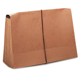 Kraft Indexed Expanding File, 31 Sections, Elastic Cord Closure, 1/15-Cut Tabs, Legal Size, Brown