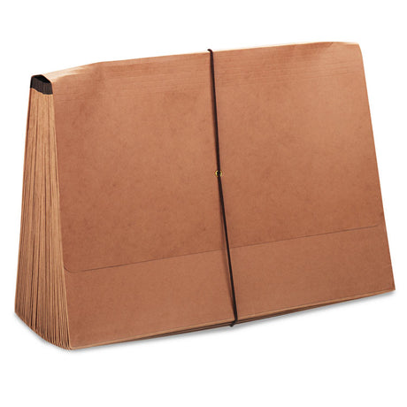 Kraft Indexed Expanding File, 31 Sections, Elastic Cord Closure, 1/15-Cut Tabs, Legal Size, Brown