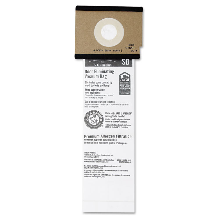 SD Premium Allergen Vacuum Bags for SC9100 Series, 5/Pack, 10 Packs/Carton