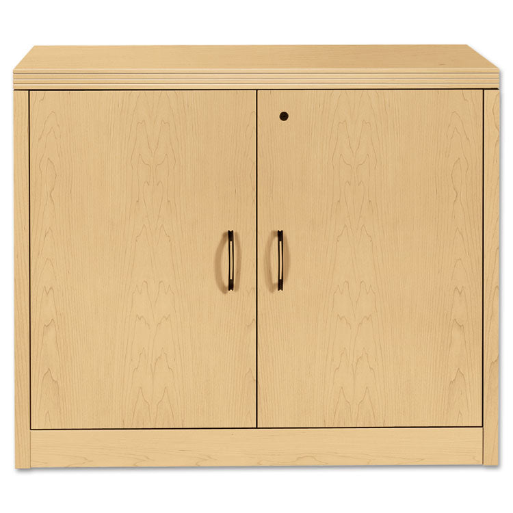 Valido Series Storage Cabinet w/Doors, 36w x 20d x 29.5h, Natural Maple