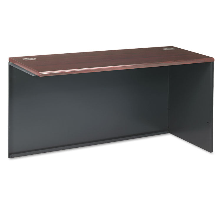 38000 Series Return Shell, Right, 60w x 24d x 29.5h, Mahogany/Charcoal