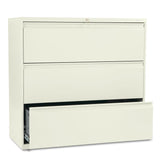 Brigade 800 Series Lateral File, 3 Legal/Letter-Size File Drawers, Putty, 42" x 18" x 39.13"