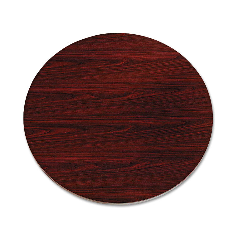 10500 Series Round Table Top, 42  Diameter, Mahogany