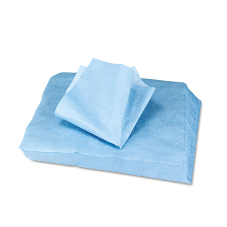 Sontara EC Engineered Cloths, 12 x 12, Blue, 100/Pack, 10 Packs/Carton