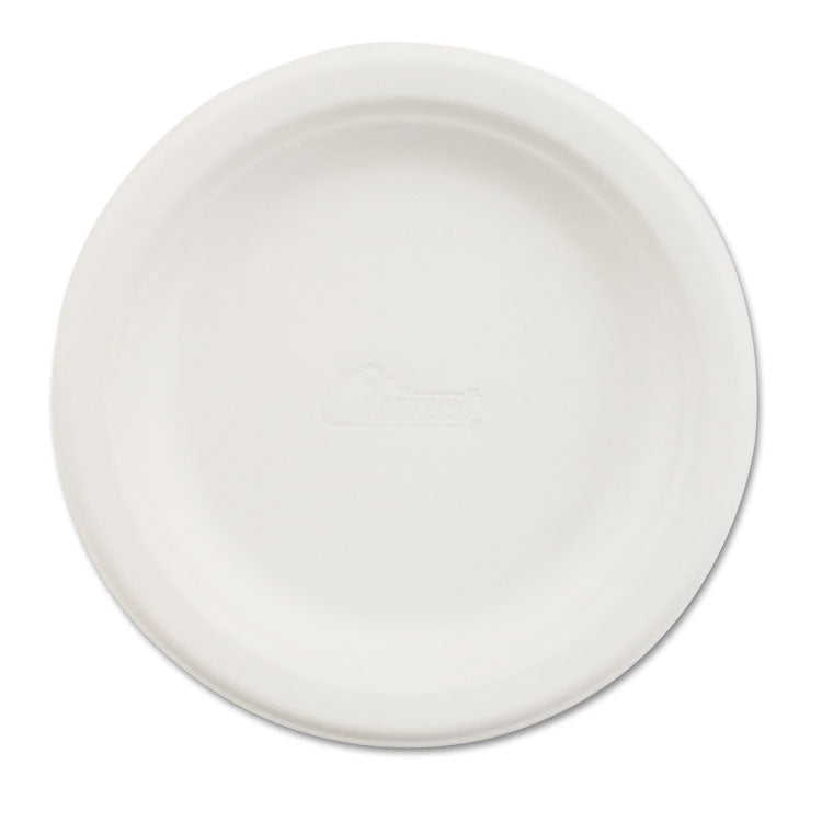 Paper Dinnerware, Plate, 6  dia, White, 125/Pack