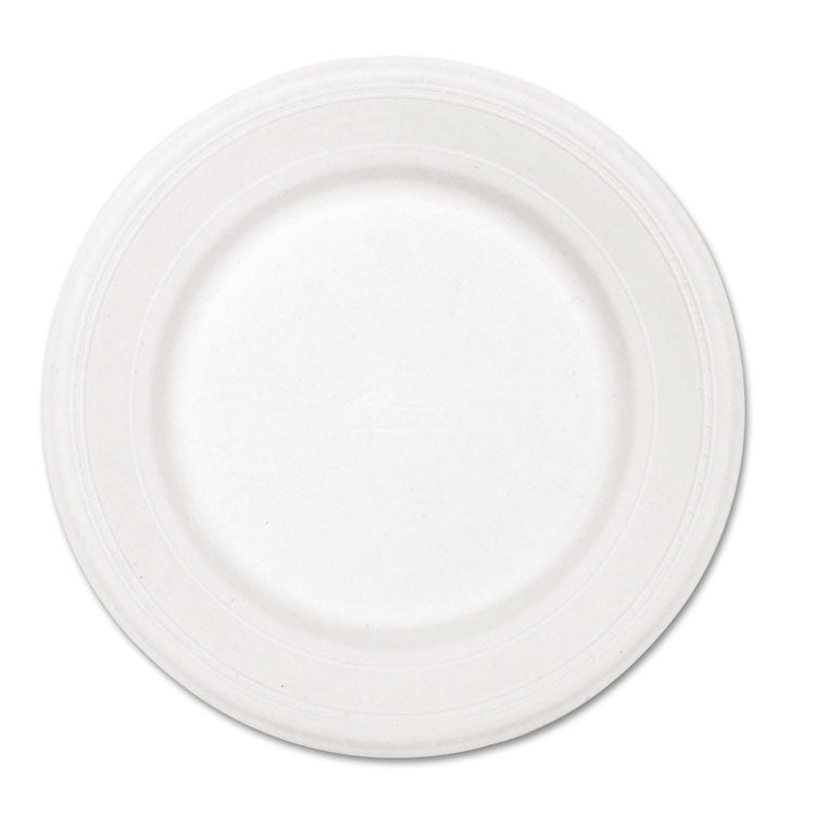 Paper Dinnerware, Plate, 10.5  dia, White, 500/Carton