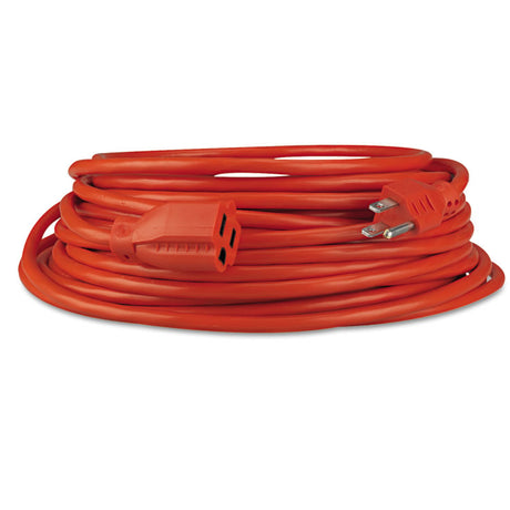 Indoor/Outdoor Extension Cord, 50 ft, 13 A, Orange