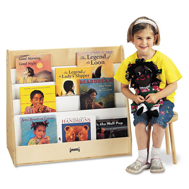 Pick-a-Book Stand, 30w x 16.5d x 27.5h, Birch