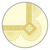 Premium Certificates, 8.5 x 11, Ivory/Gold with Spiro Gold Foil Border,15/Pack
