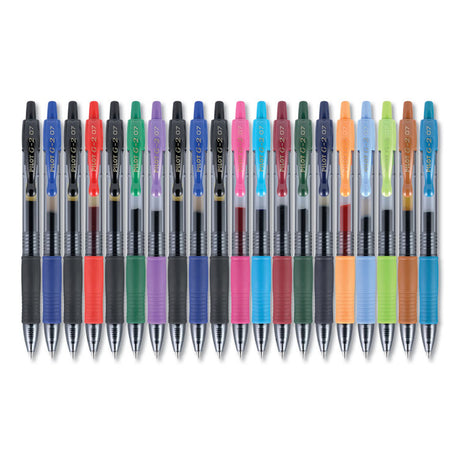 G2 Premium Gel Pen, Retractable, Fine 0.7 mm, Assorted Ink and Barrel Colors, 20/Pack