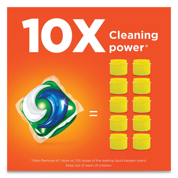 Pods, Laundry Detergent, Spring Meadow, 35/Pack, 4 Packs/Carton