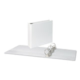 Slant D-Ring View Binder, 3 Rings, 3" Capacity, 11 x 8.5, White