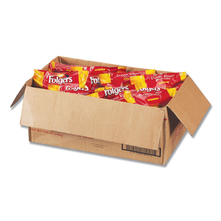 Coffee Filter Packs, Classic Roast, .9oz, 160/Carton