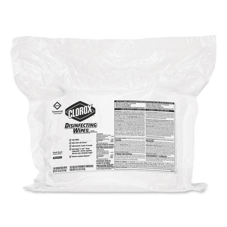 Disinfecting Wipes, 1-Ply, 7 x 8, Fresh Scent, White, 700/Bag Refill, 2 Bags/Carton