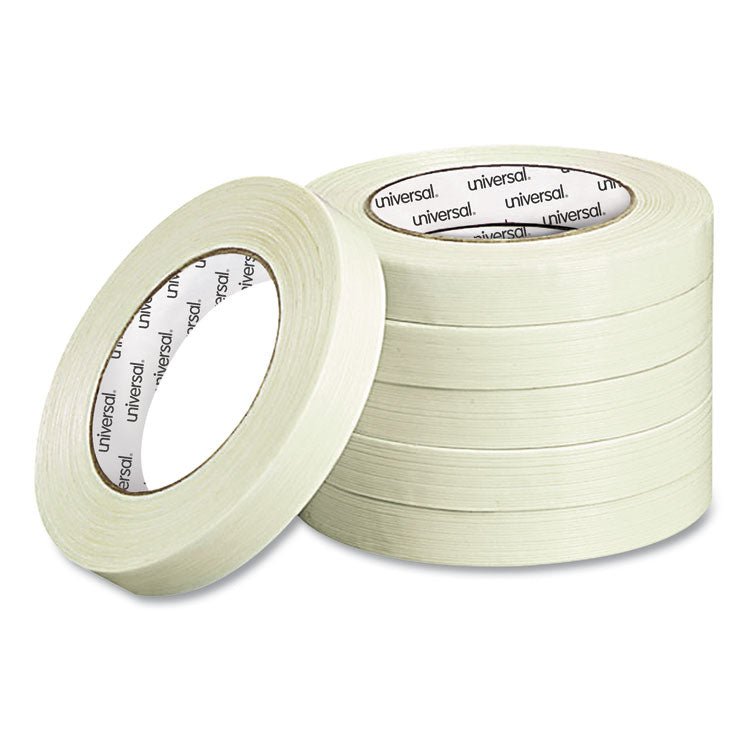 190# Medium Grade Filament Tape, 3" Core, 18 mm x 54.8 m, Clear