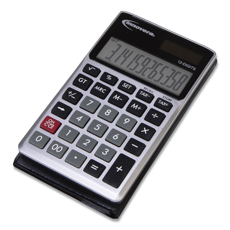 15922 Pocket Calculator, 12-Digit LCD